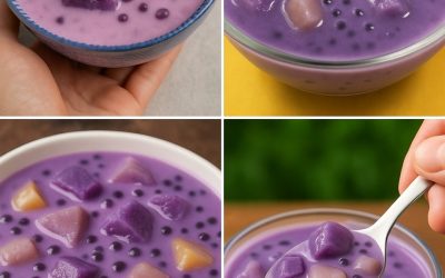 Ginataang Halo-Halo (dessert philippin au lait de coco)