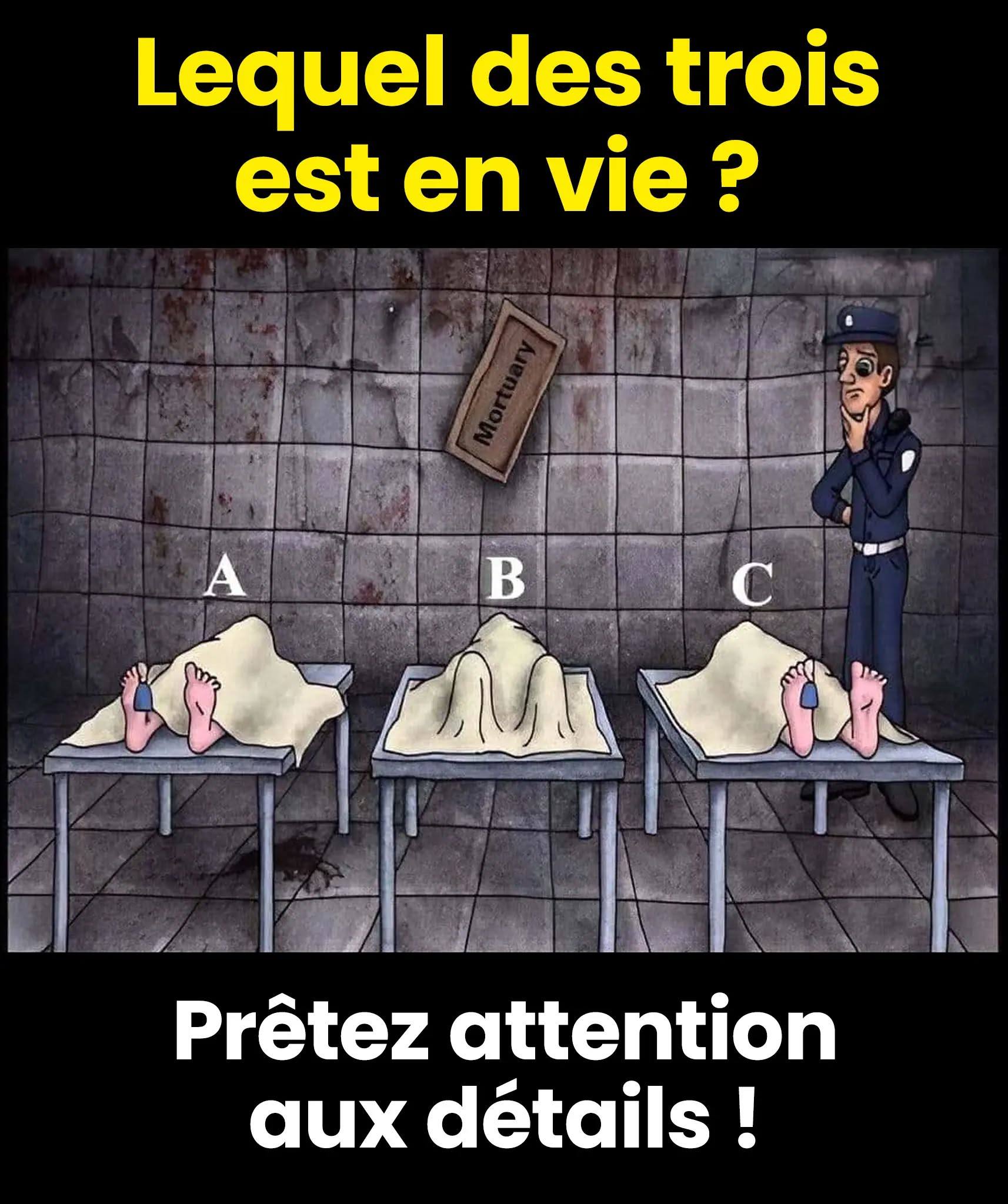 Prêtez attention aux détails ! La réponse se trouve dans le premier commentaire.