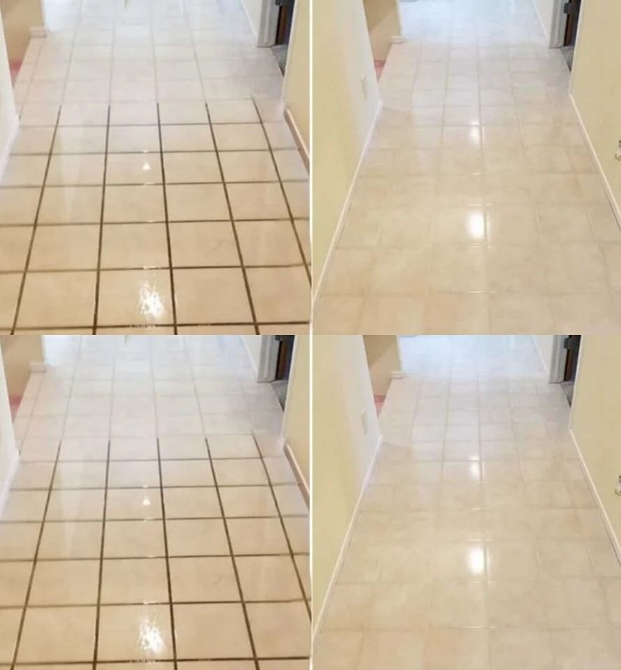 Sol extrêmement propre et joints nets : l’astuce pour les nettoyer en un seul passage