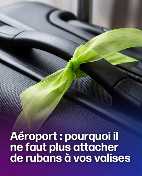 Les passagers des aéroports ont été mis en garde contre le fait d’attacher des rubans à leurs bagages
