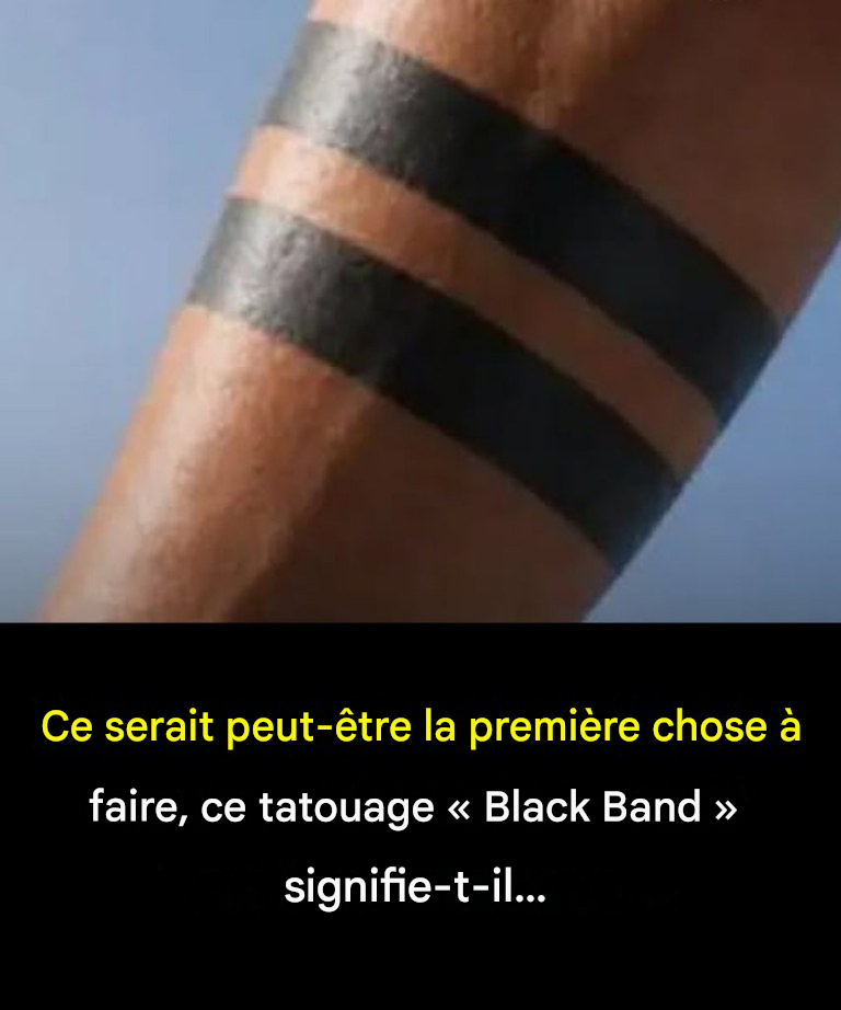 Les tatouages ​​de bandes noires et leurs significations cachées