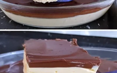 Pouding à étages à la crème au chocolat : un dessert délicieux