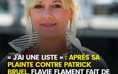 Flavie Flament fait état de nouvelles accusations de violences. Lire la Suite dans le LIEN sur le premier commentaire ⬇️⬇️