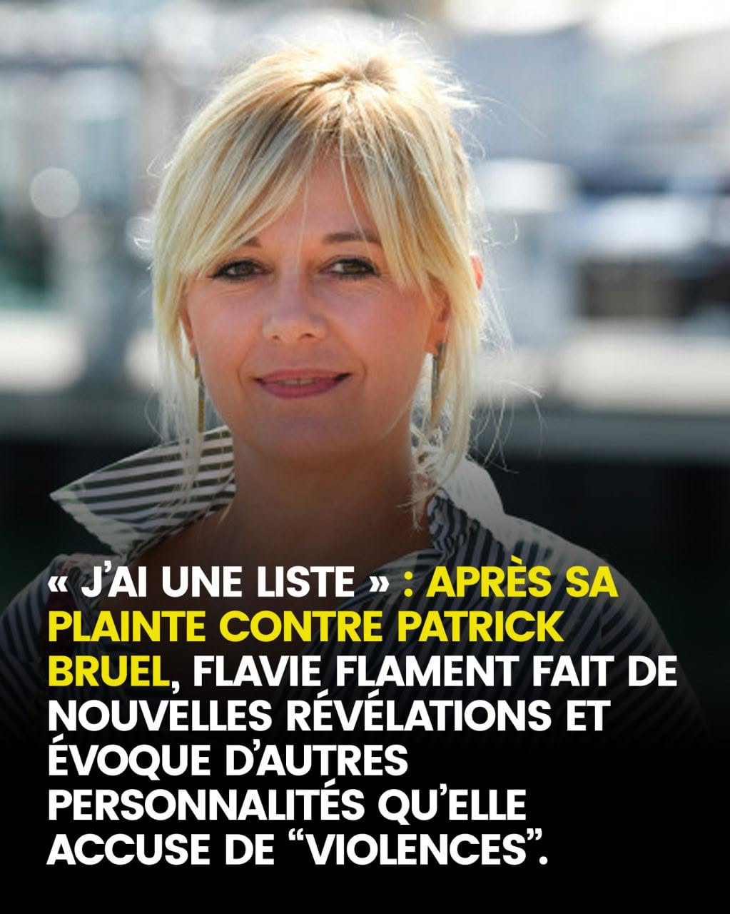 Flavie Flament fait état de nouvelles accusations de violences. Lire la Suite dans le LIEN sur le premier commentaire ⬇️⬇️
