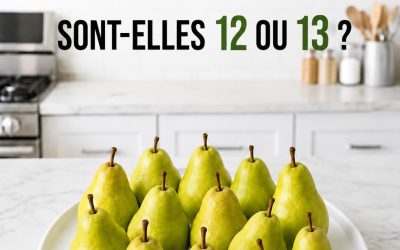 Test de vue : Combien de poires voyez-vous vraiment ? 12 ou 13 ? 🍐👀