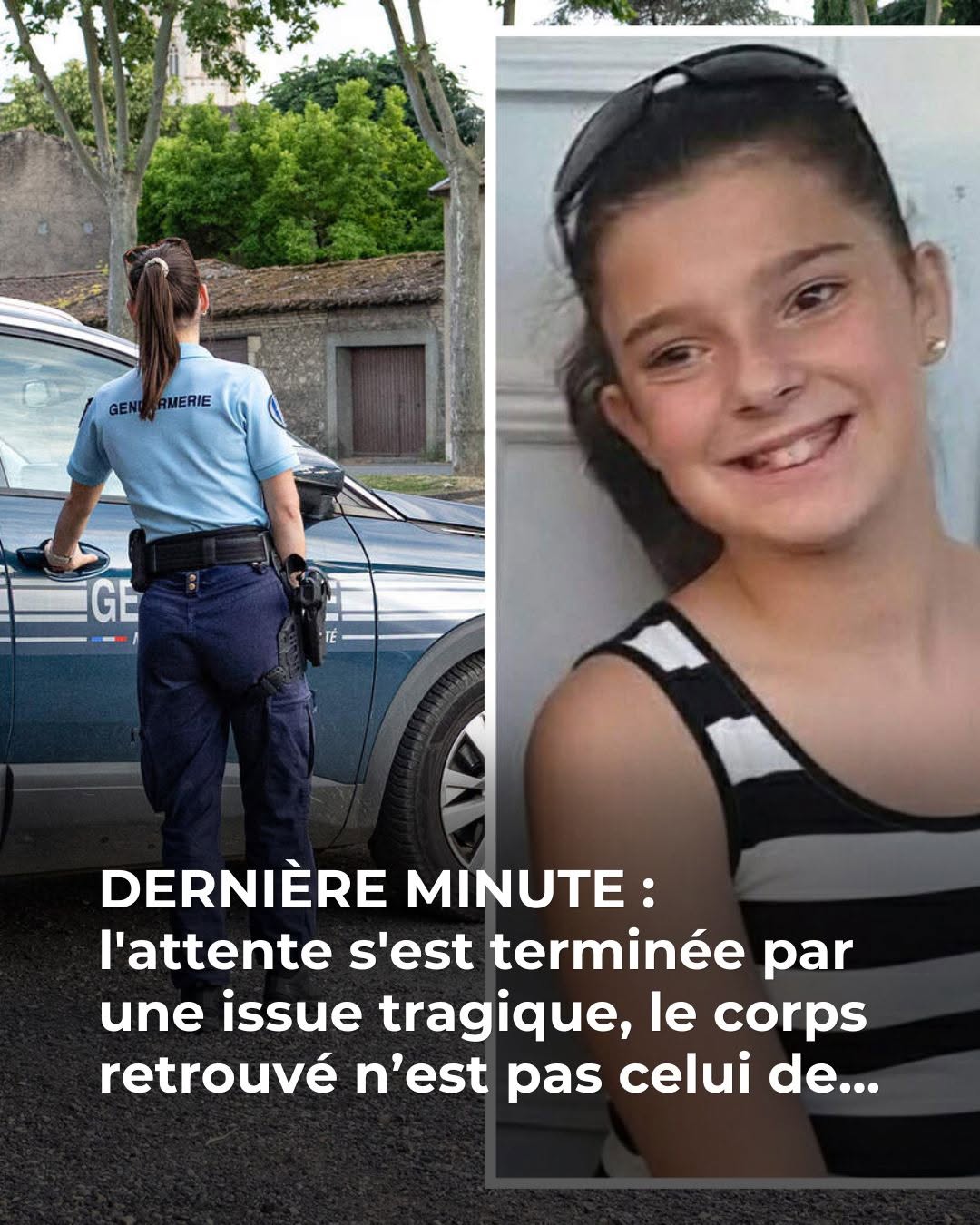Dernière minute : le corps retrouvé n’est pas celui de…Voir plus