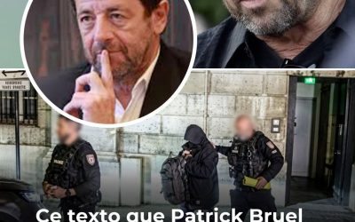 Le SMS que Patrick Bruel a montré aux enquêteurs change tout : son contenu fait froid dans le dos 😱 😳 👇Voir plus