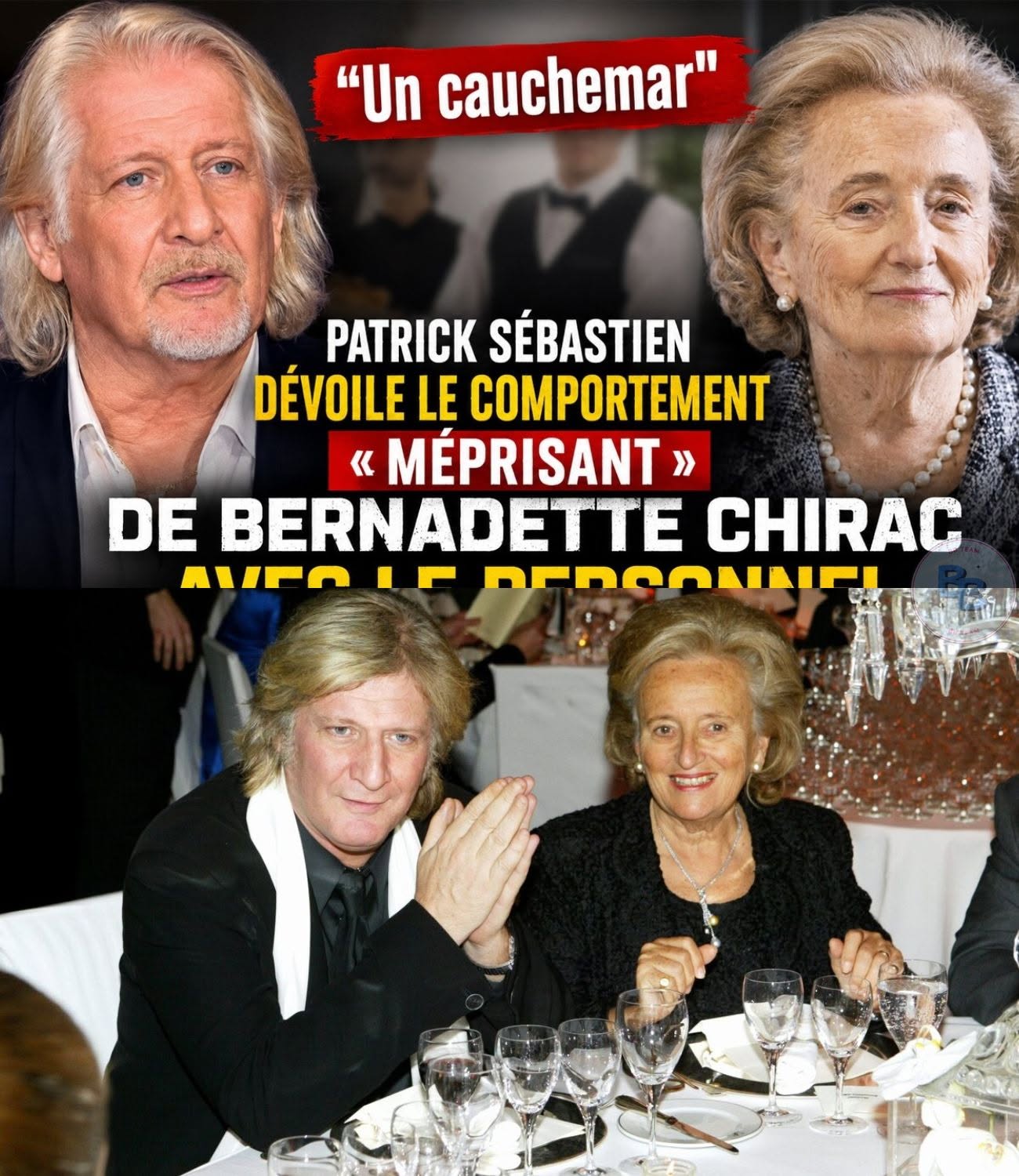 Les révélations choc de Patrick Sébastien sur Bernadette Chirac font polémique
