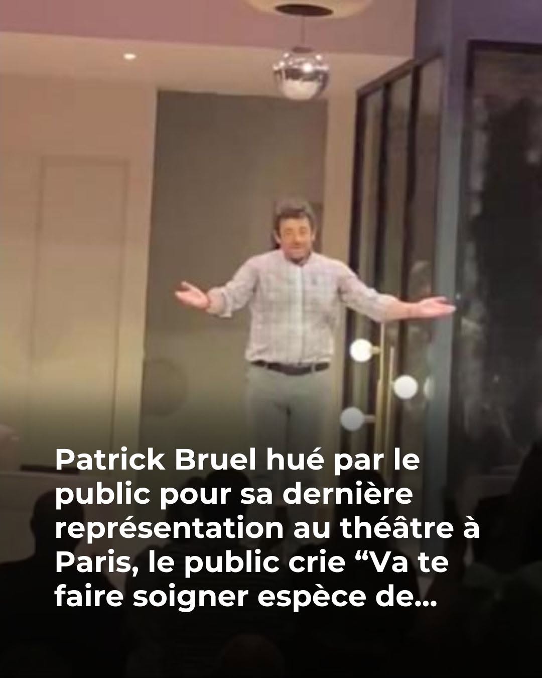 Patrick Bruel humilié en plein spectacle : la réaction du public provoque un énorme fiasco 😳 😱 👇Voir plus