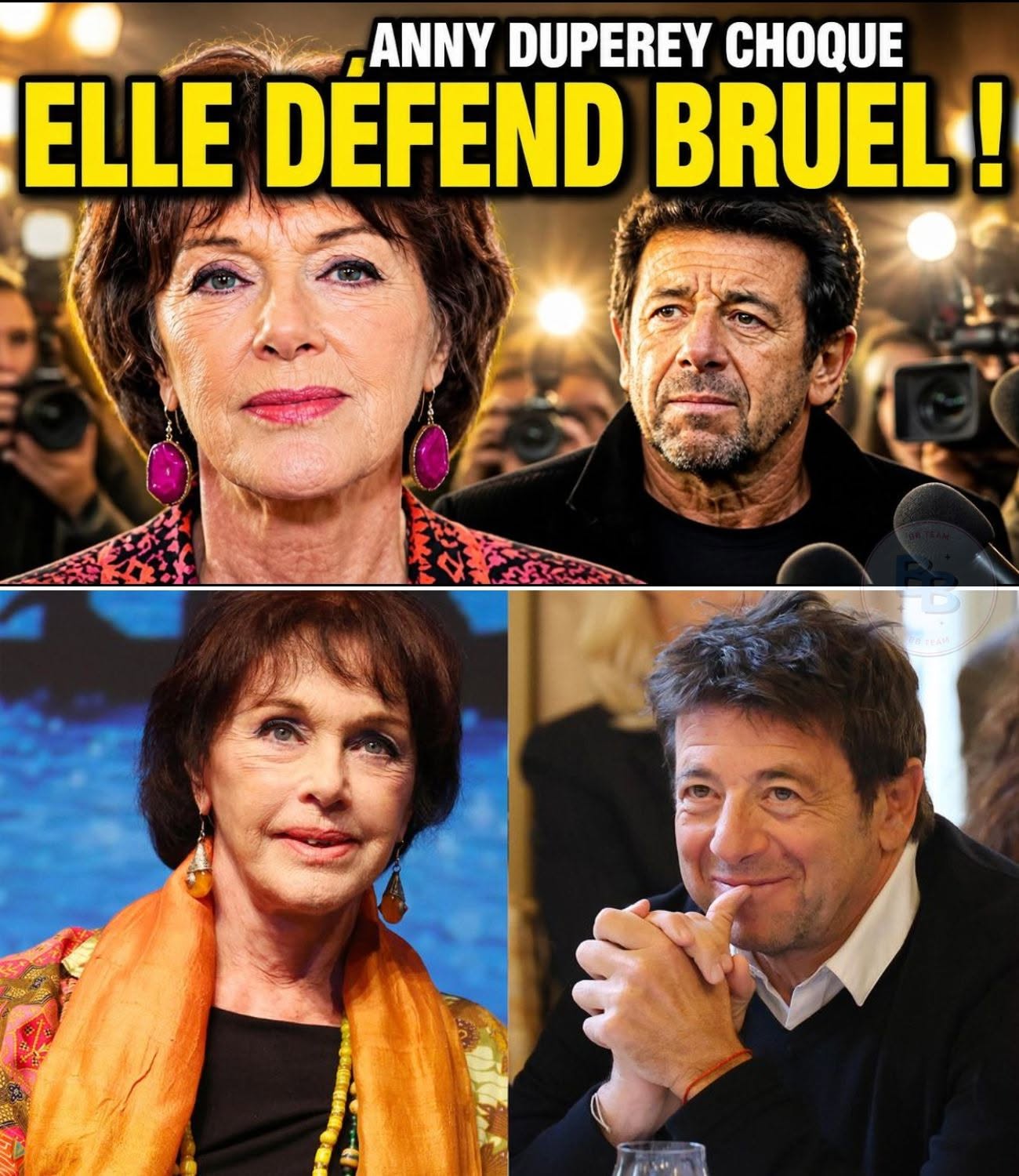 Affaire Patrick Bruel : Le coup de gueule fracassant d’Anny Duperey qui divise la France entière — L affaire Patrick Bruel prend un tournant
