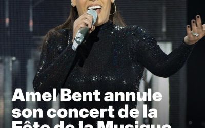 Amel Bent annule son concert à Bruay-la-Buissière pour la Fête de la Musique