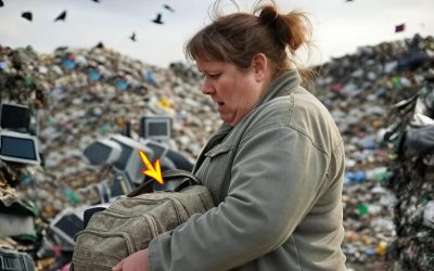 Une jeune veuve a ramassé un sac à dos jeté d’une voiture de luxe près de la décharge ; lorsqu’elle l’a ouvert, elle est restée sans voix.