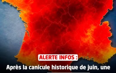 🌡️Après la journée historique de juin, une nouvelle vague de chaleur pourrait frapper la France dès le 6 juillet