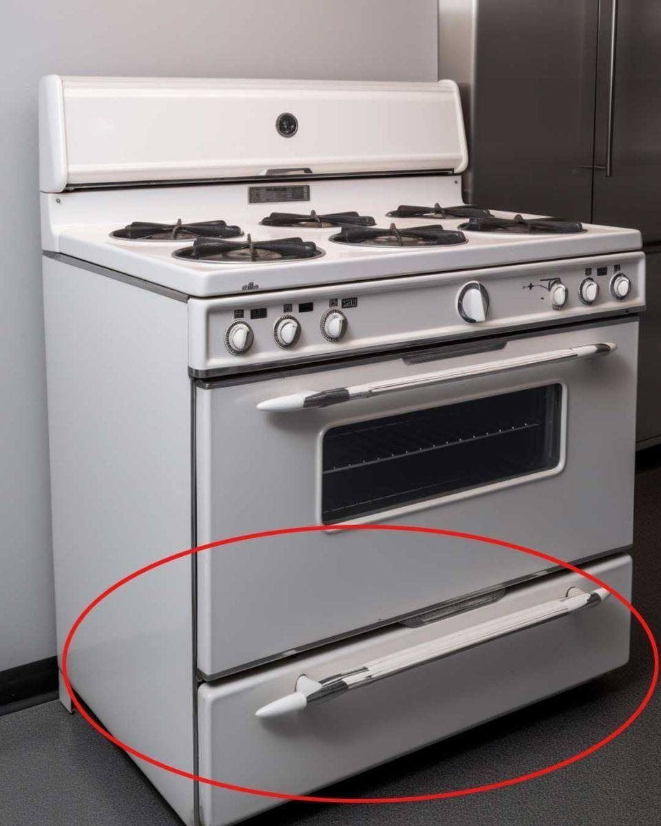 Savez-vous vraiment à quoi sert le tiroir sous votre cuisinière ? La plupart des gens l’ignorent !
